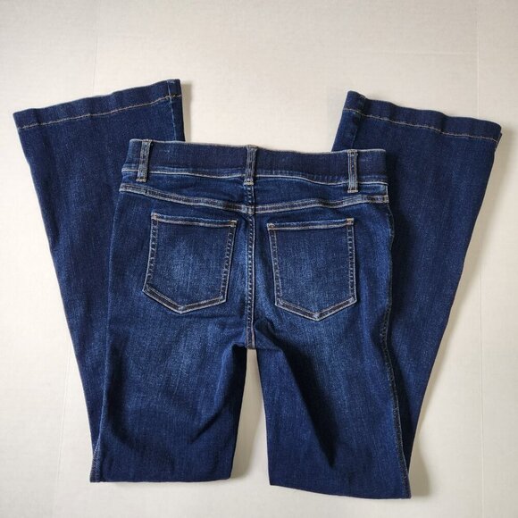 Spanx EveryWear Flare Jeans S Petite Clean Indigo Pull On‎ Stretch Denim 20327Q - Picture 11 of 11